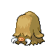 Piloswine front-facing sprite from Pokémon Pearl