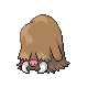 Piloswine front-facing sprite from Pokémon SoulSilver