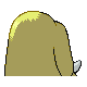 Piloswine shiny back-facing sprite from Pokémon Platinum
