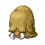 Piloswine front-facing sprite from Pokémon Sapphire