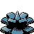 Pineco back-facing sprite from Pokémon Crystal