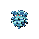 Pineco front-facing sprite from Pokémon Diamond