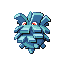 Pineco front-facing sprite from Pokémon Emerald