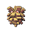 Pineco shiny front-facing sprite from Pokémon Emerald