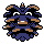 Pineco front-facing sprite from Pokémon Silver
