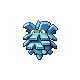 Pineco front-facing sprite from Pokémon Platinum