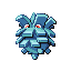 Pineco front-facing sprite from Pokémon Ruby