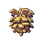 Pineco shiny front-facing sprite from Pokémon Ruby