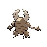 Pinsir back-facing sprite from Pokémon Black
