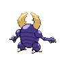 Pinsir shiny back-facing sprite from Pokémon Black