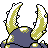 Pinsir shiny back-facing sprite from Pokémon Crystal