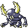 Pinsir shiny front-facing sprite from Pokémon Crystal