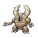 Pinsir front-facing sprite from Pokémon Diamond