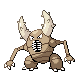 Pinsir front-facing sprite from Pokémon HeartGold