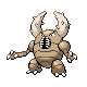 Pinsir front-facing sprite from Pokémon Platinum