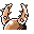 Pinsir back-facing sprite from Pokémon Blue
