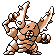 Pinsir front-facing sprite from Pokémon Blue
