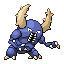 Pinsir shiny front-facing sprite from Pokémon Ruby