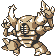 Pinsir front-facing sprite from Pokémon Yellow