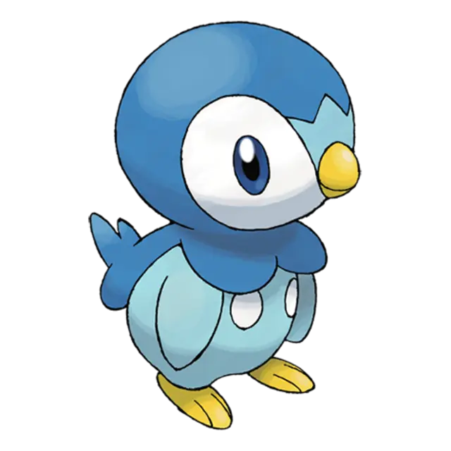 Piplup, the Penguin Pokémon — Water-type Pokémon official artwork