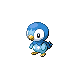 Piplup front-facing sprite from Pokémon Pearl