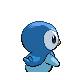 Piplup back-facing sprite from Pokémon HeartGold