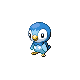 Piplup front-facing sprite from Pokémon HeartGold