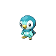 Piplup shiny front-facing sprite from Pokémon Platinum