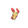 Plusle back-facing sprite from Pokémon Black 2