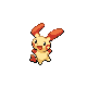 Plusle shiny front-facing sprite from Pokémon Diamond