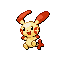 Plusle shiny front-facing sprite from Pokémon Emerald