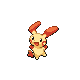 Plusle shiny front-facing sprite from Pokémon Platinum
