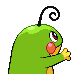 Politoed back-facing sprite from Pokémon Pearl
