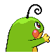 Politoed back-facing sprite from Pokémon SoulSilver