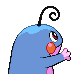 Politoed shiny back-facing sprite from Pokémon SoulSilver
