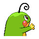 Politoed back-facing sprite from Pokémon Platinum