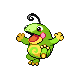 Politoed front-facing sprite from Pokémon Platinum