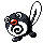 Poliwag front-facing sprite from Pokémon Crystal