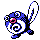 Poliwag shiny front-facing sprite from Pokémon Crystal