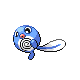 Poliwag shiny front-facing sprite from Pokémon Pearl