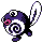 Poliwag front-facing sprite from Pokémon Gold