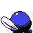 Poliwag shiny back-facing sprite from Pokémon Gold
