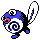Poliwag shiny front-facing sprite from Pokémon Gold