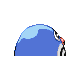 Poliwag shiny back-facing sprite from Pokémon SoulSilver