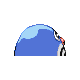 Poliwag shiny back-facing sprite from Pokémon Platinum