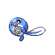 Poliwag shiny front-facing sprite from Pokémon Platinum