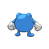 Poliwhirl shiny back-facing sprite from Pokémon Black 2