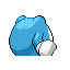 Poliwhirl shiny back-facing sprite from Pokémon FireRed