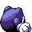 Poliwhirl back-facing sprite from Pokémon Silver