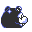 Poliwhirl back-facing sprite from Pokémon Yellow